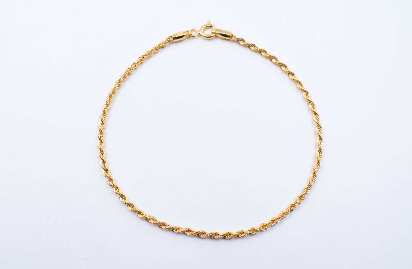 14ct Yellow Gold Rope Bracelet