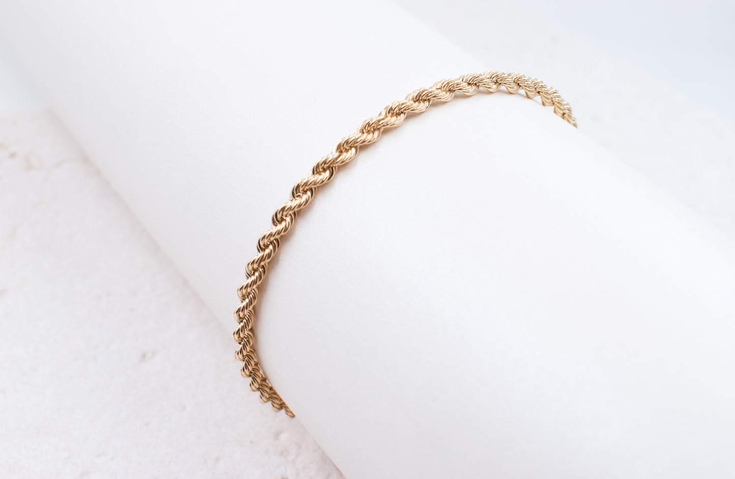 9ct Yellow Gold Rope Bracelet