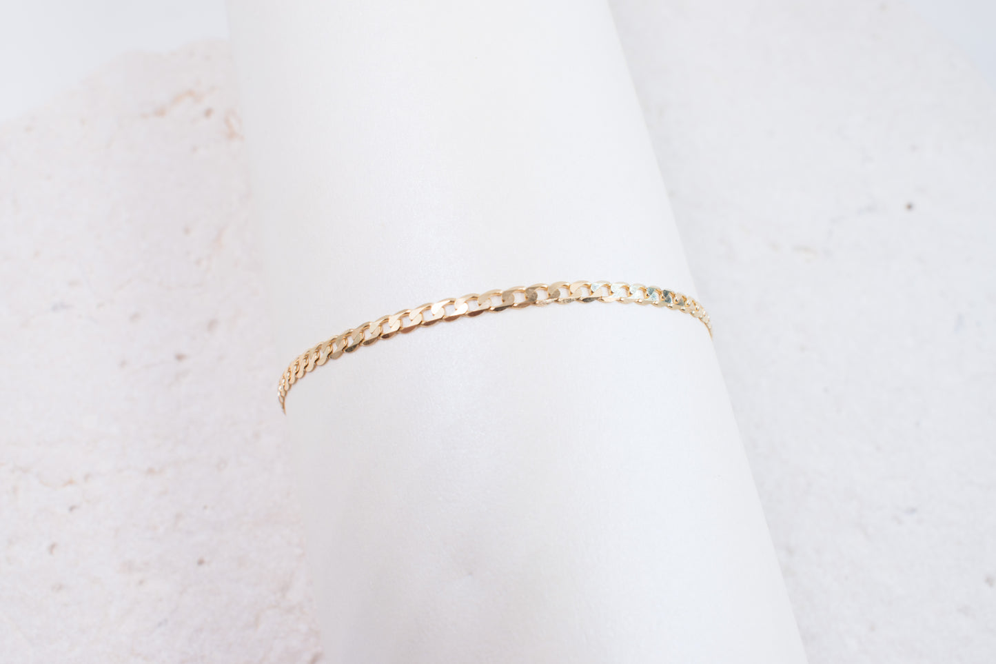 9ct Yellow Gold Curb Link Bracelet
