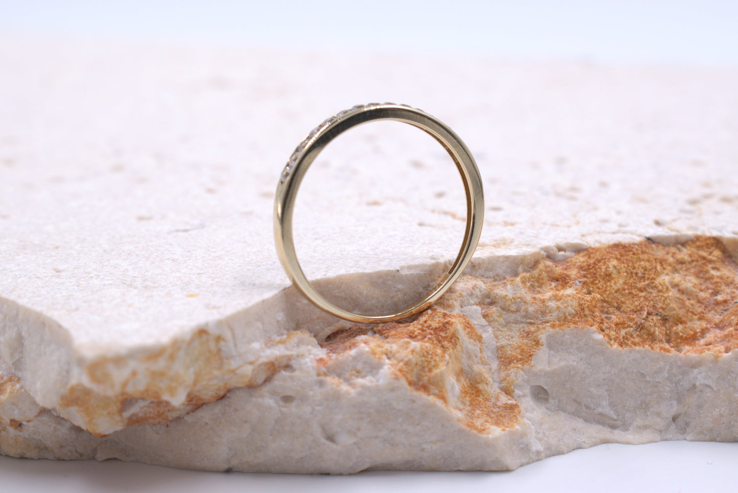 9ct Yellow Gold Channel Set Eternity Ring