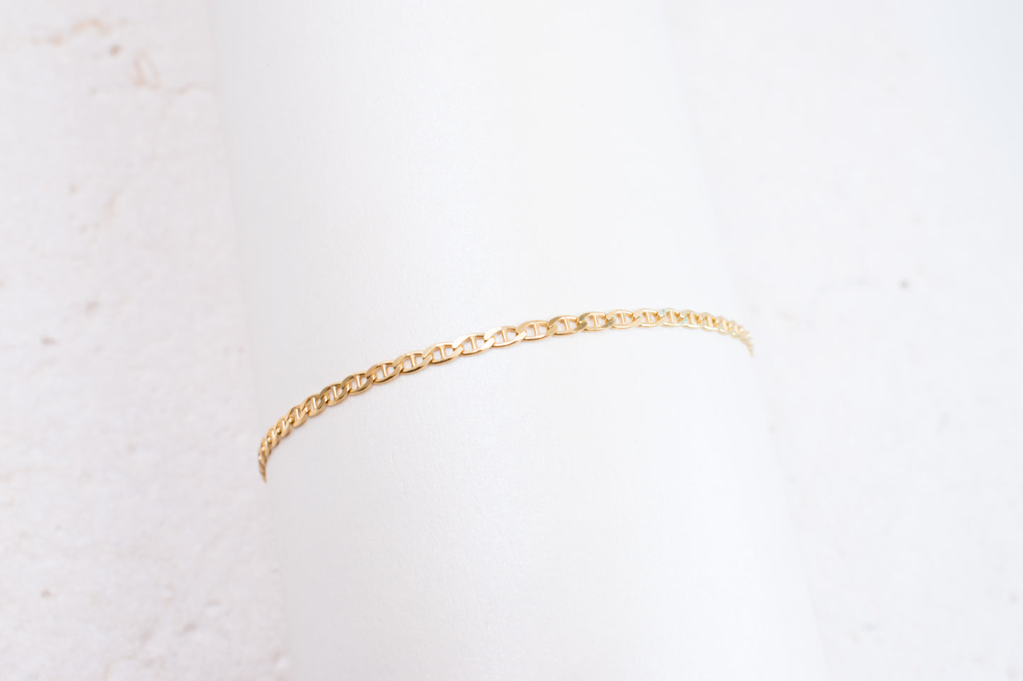 9ct Yellow Gold Marina Link Bracelet