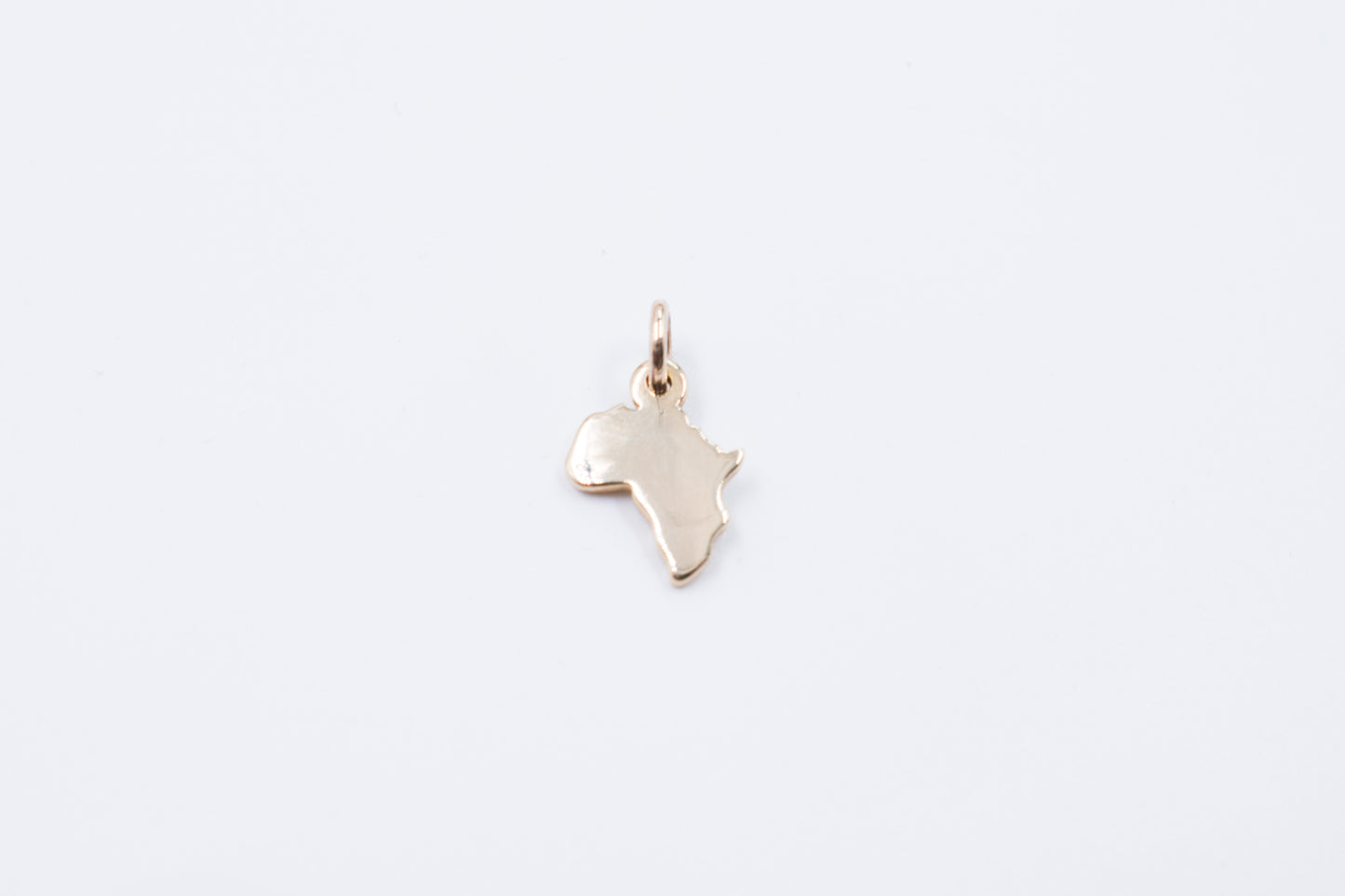 9ct Yellow Gold Map Of Africa Pendant