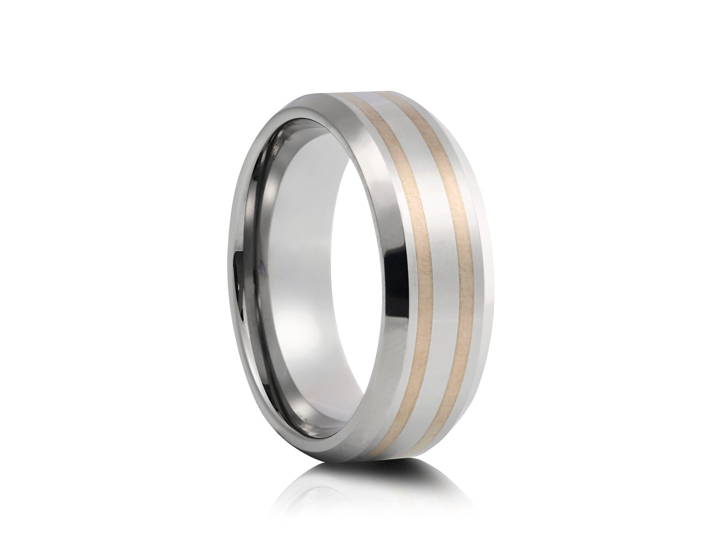 Grey tungsten with stripes