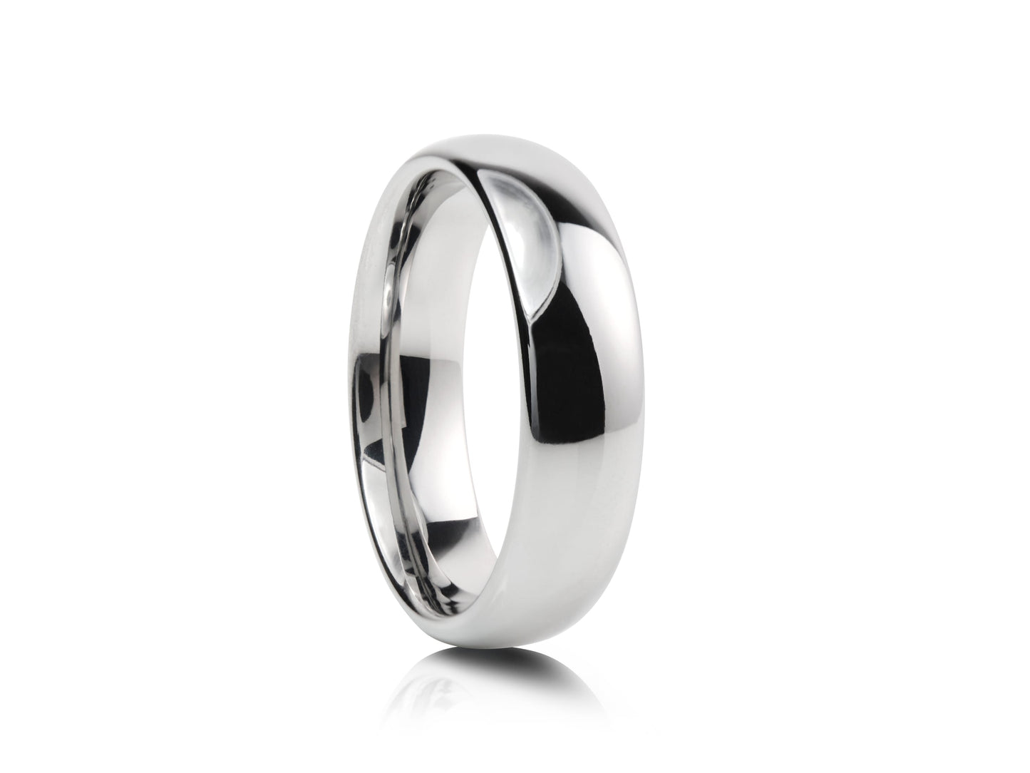 Grey tungsten ring