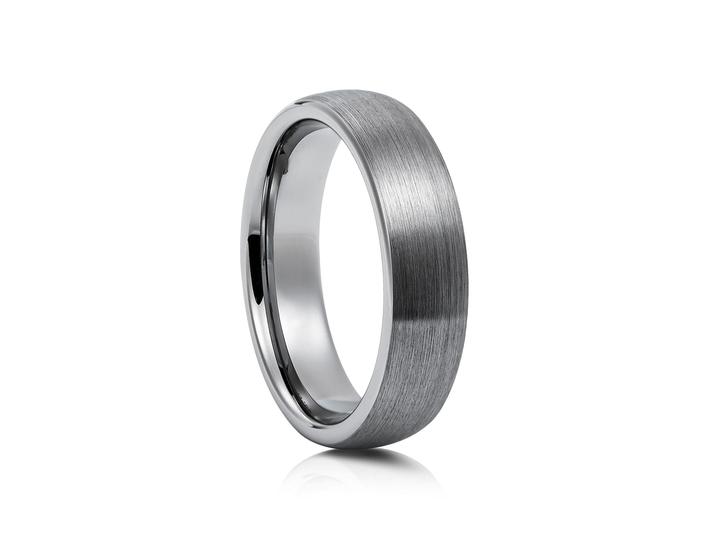 Grey tungsten ring