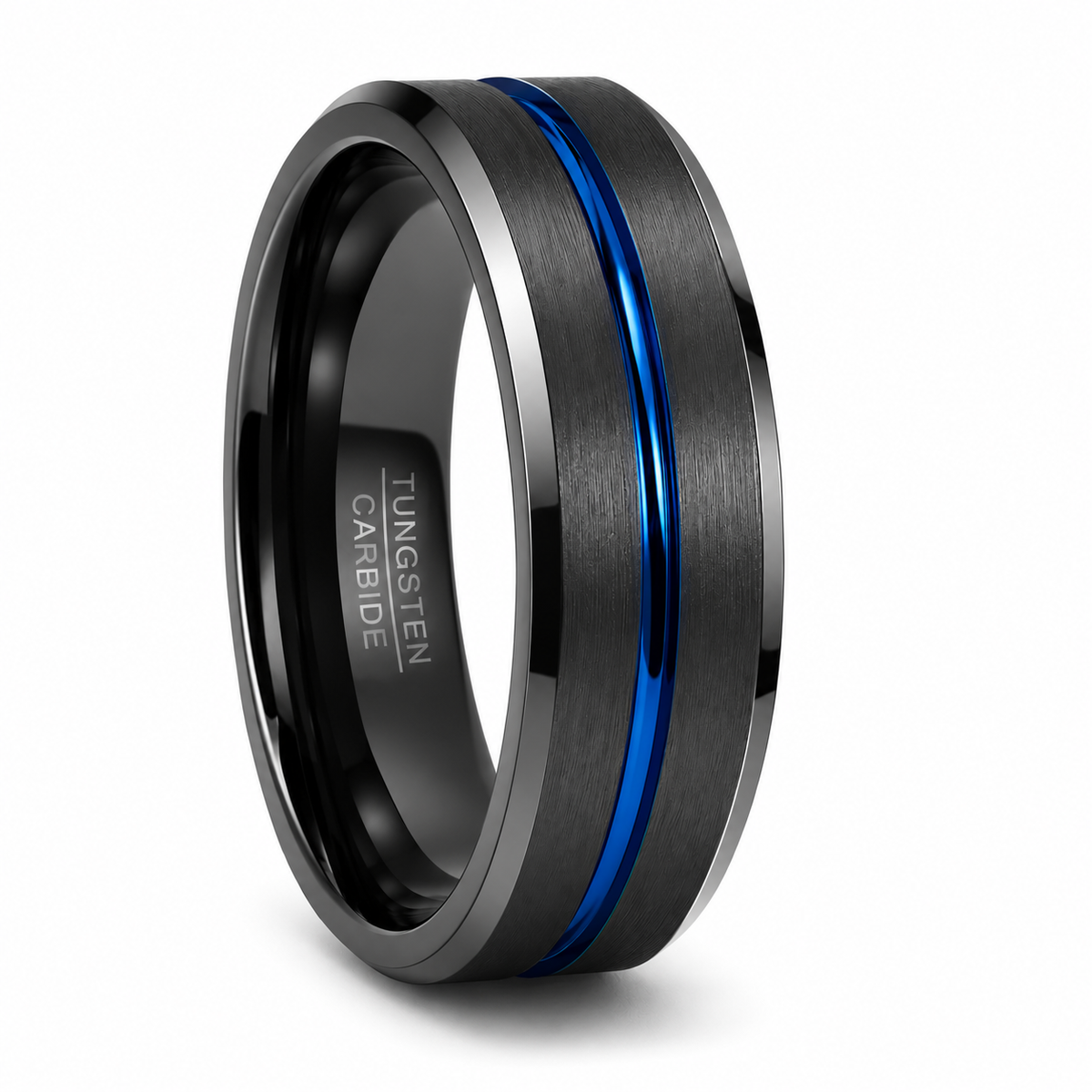 Black tungsten with blue detail