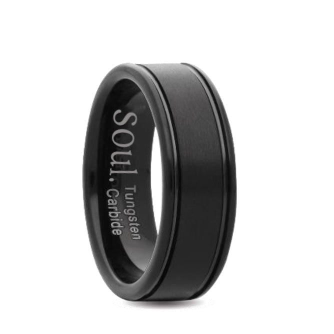 Black tungsten ring