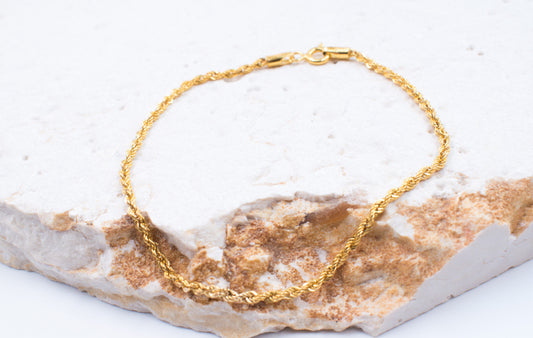 14ct Yellow Gold Rope Bracelet