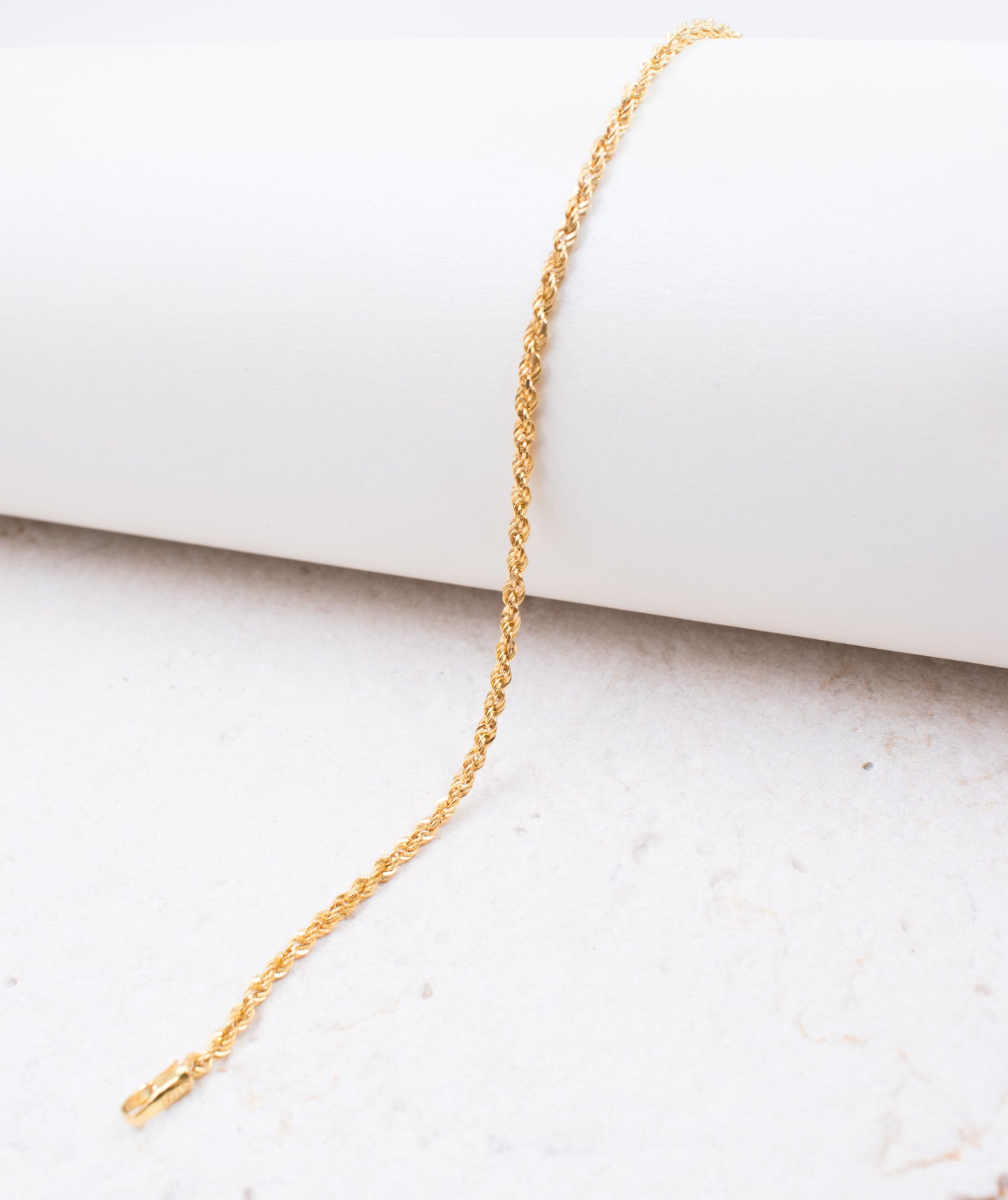 14ct Yellow Gold Rope Bracelet