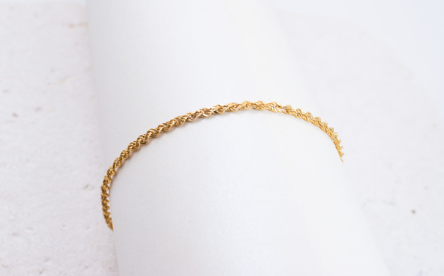 14ct Yellow Gold Rope Bracelet