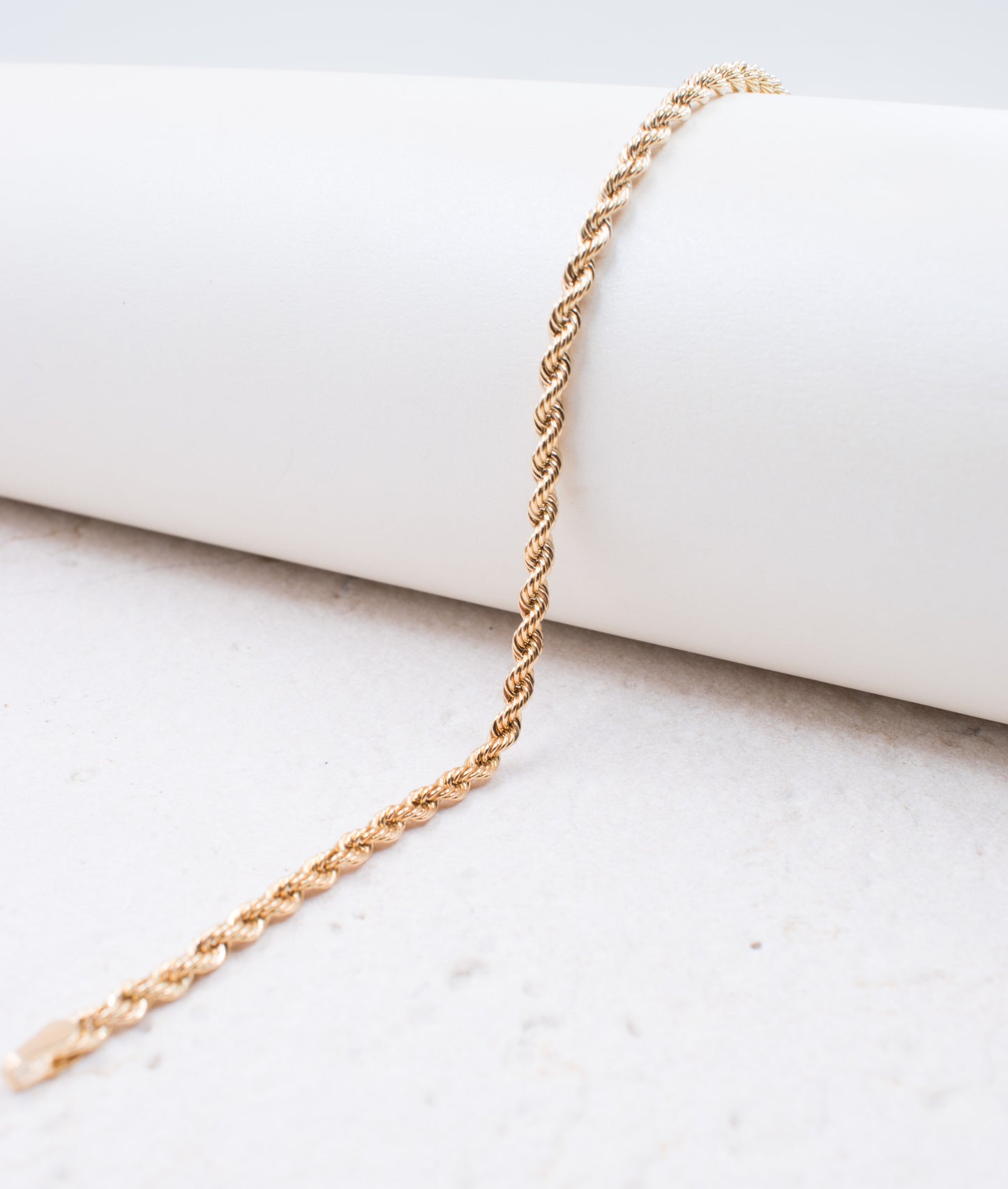 9ct Yellow Gold Rope Bracelet