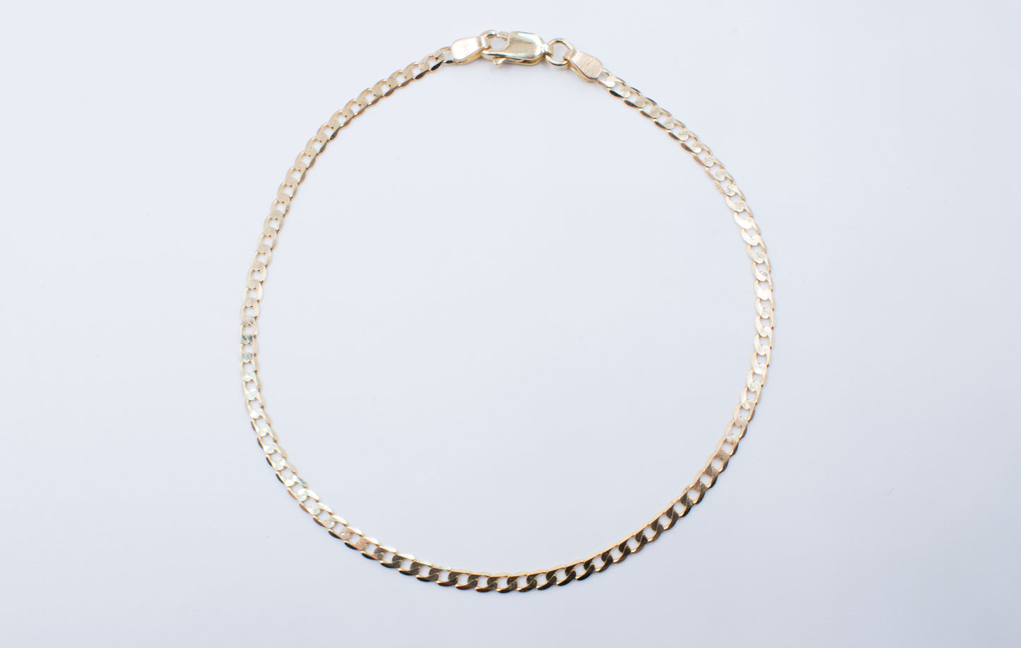 9ct Yellow Gold Curb Link Bracelet