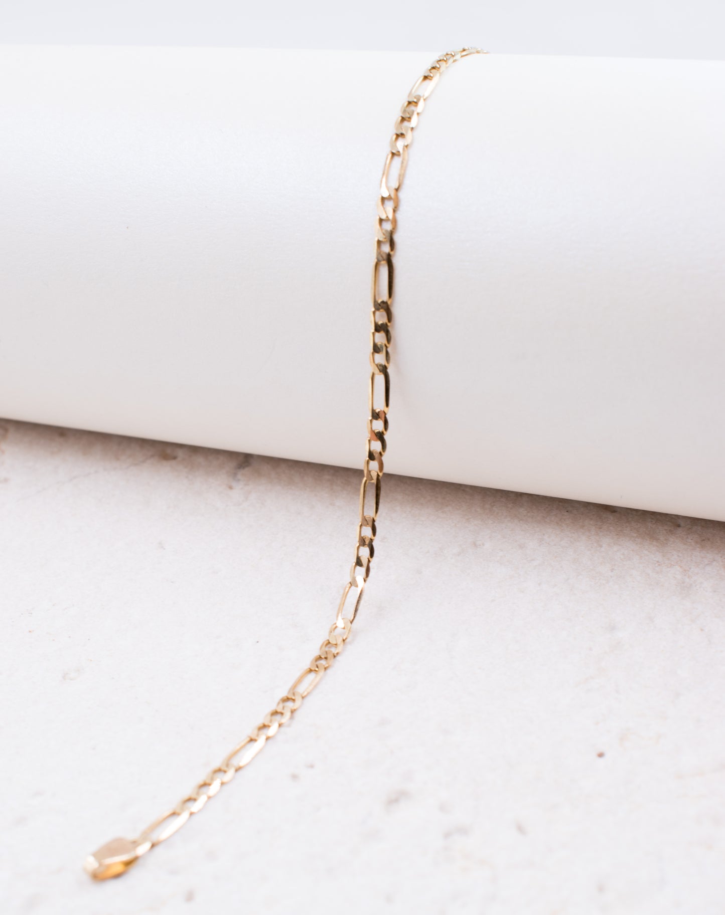 9ct Yellow Gold Figaro Bracelet
