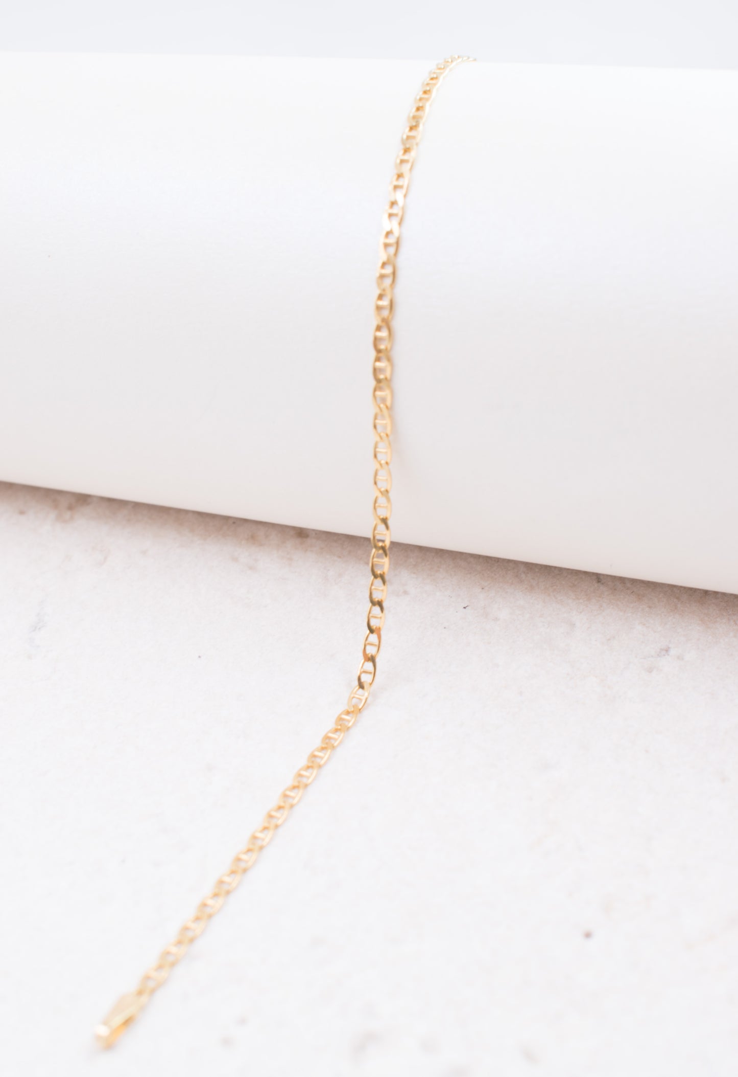 9ct Yellow Gold Marina Link Bracelet