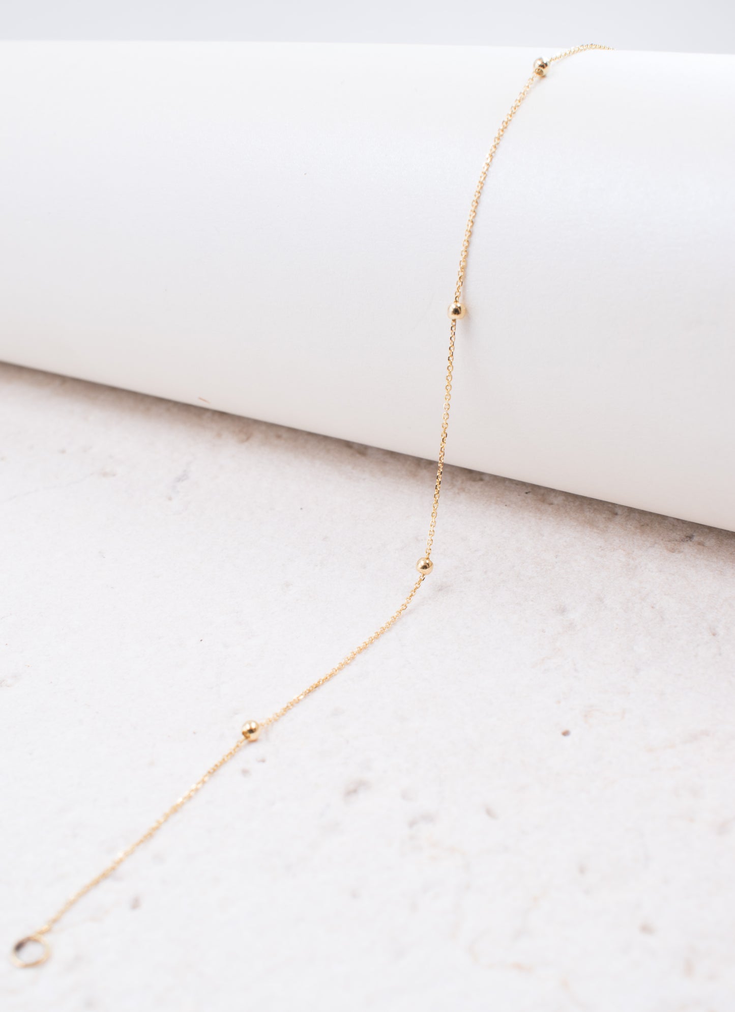 9ct Yellow Gold Fine Bracelet With Balls