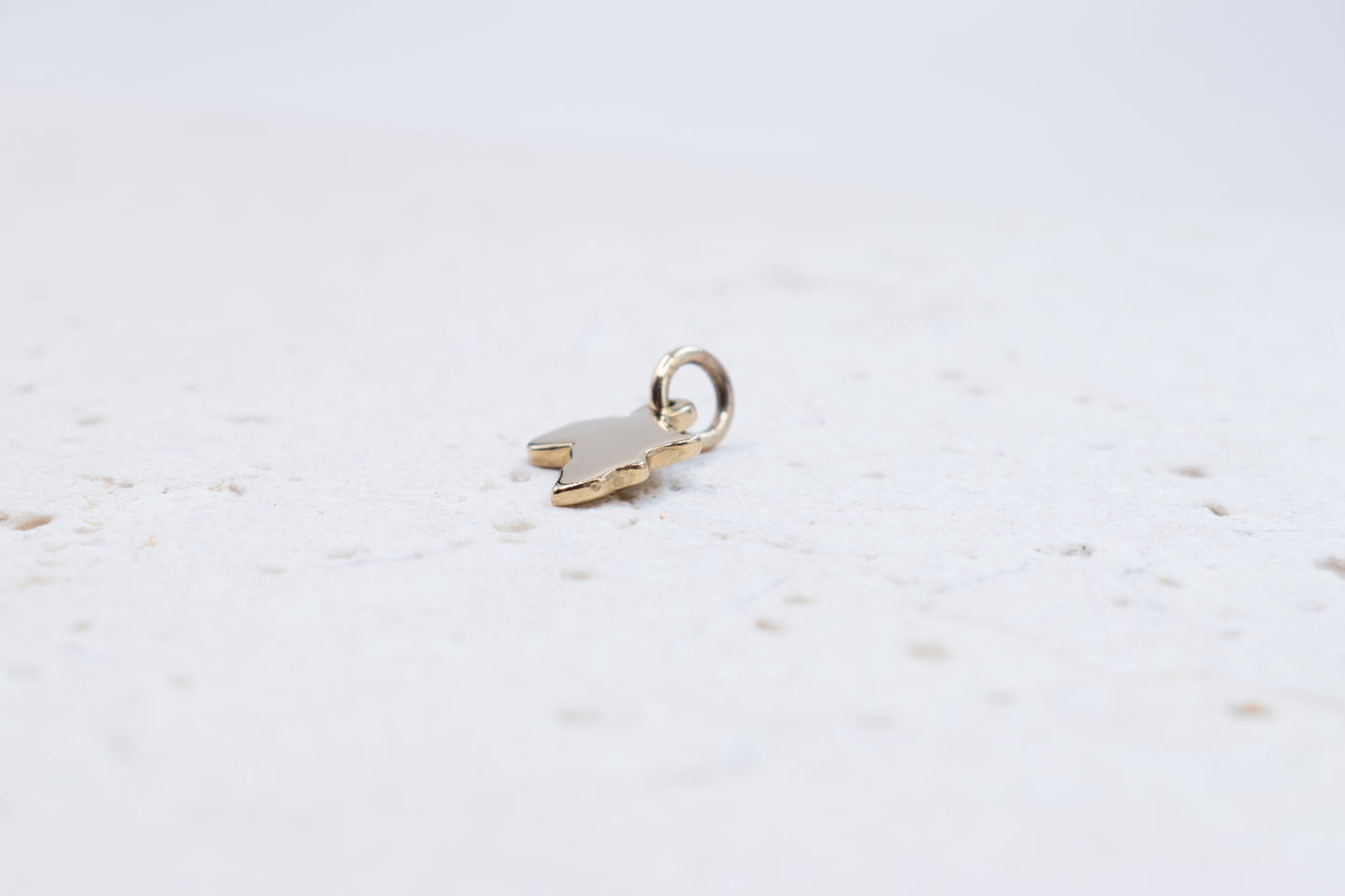 9ct Yellow Gold Map Of Africa Pendant