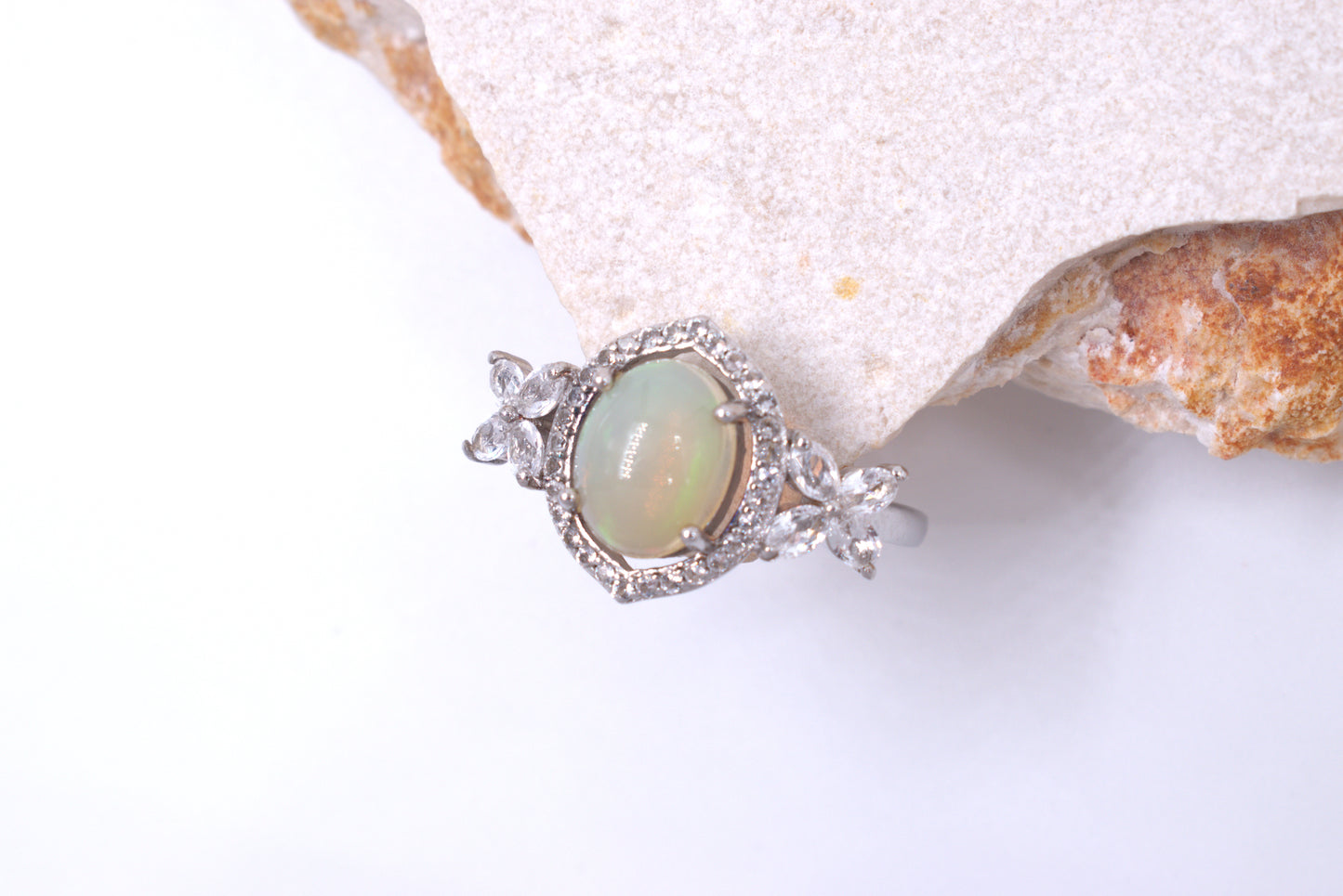 Sterling Silver Ethiopean Opal ring (October Birthstone)