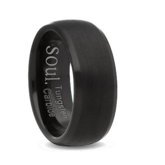 Black tungsten ring