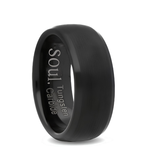 Black tungsten ring