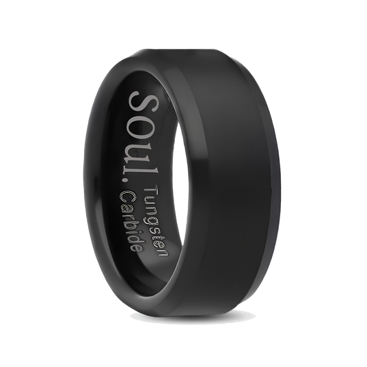 Black tungsten ring