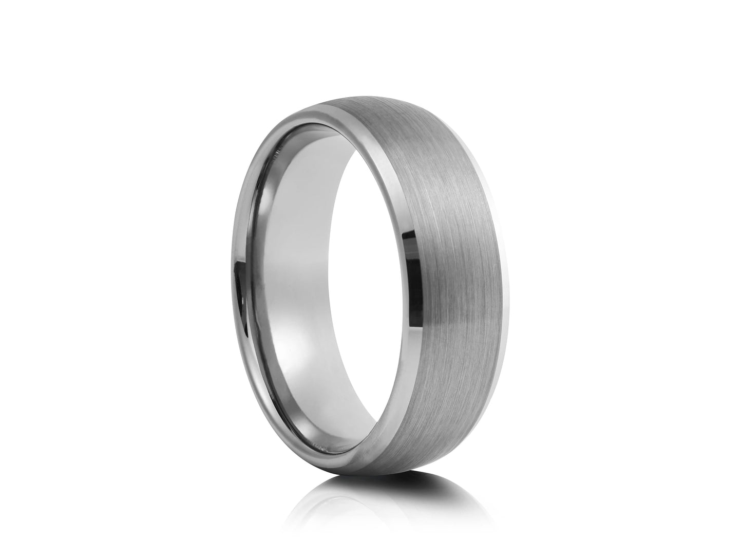 Grey tungsten ring