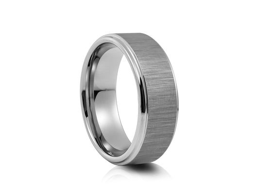 Grey tungsten ring step edge