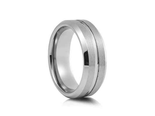 Grey tungsten with groove