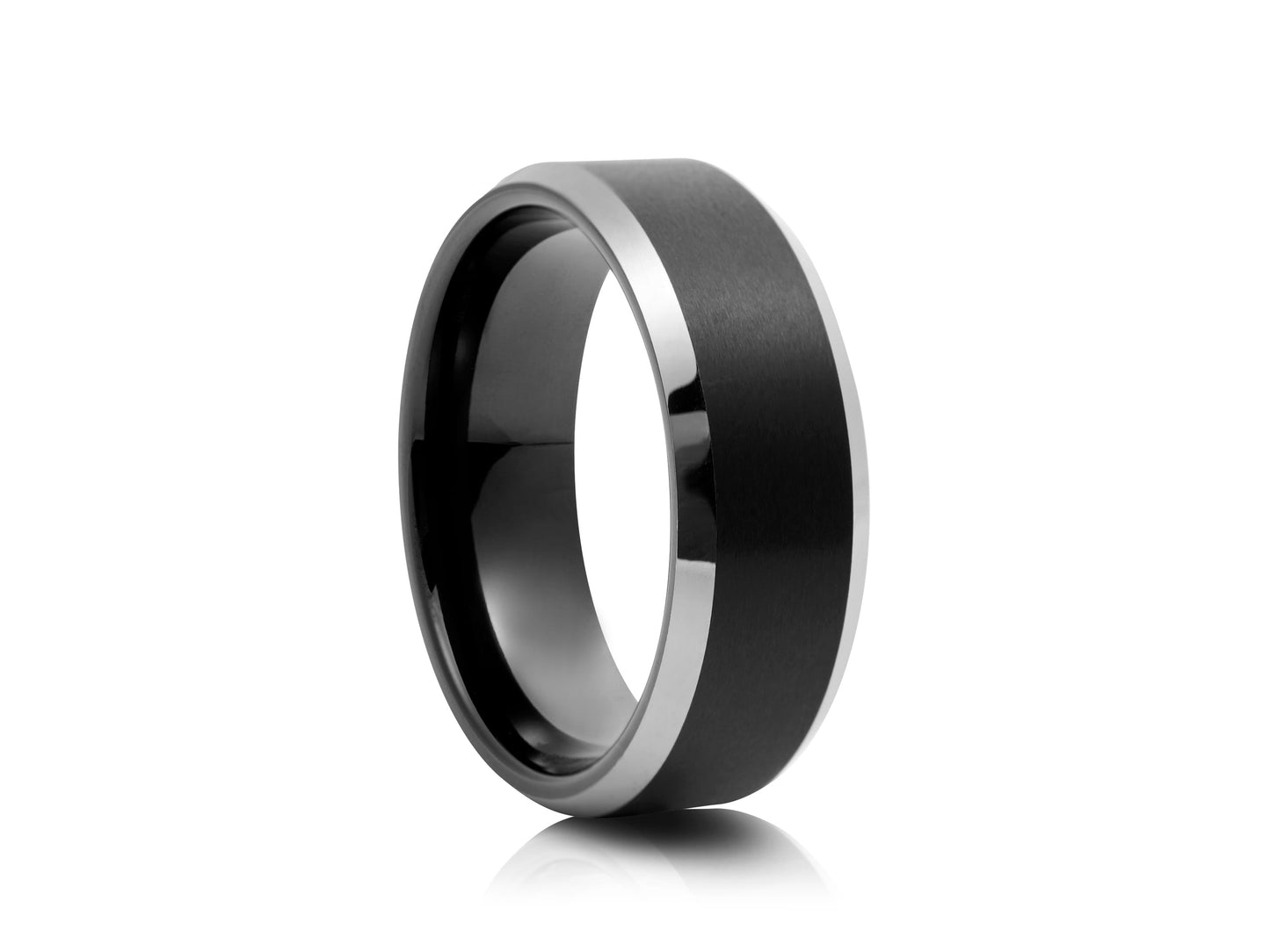 Black tungsten with grey edges
