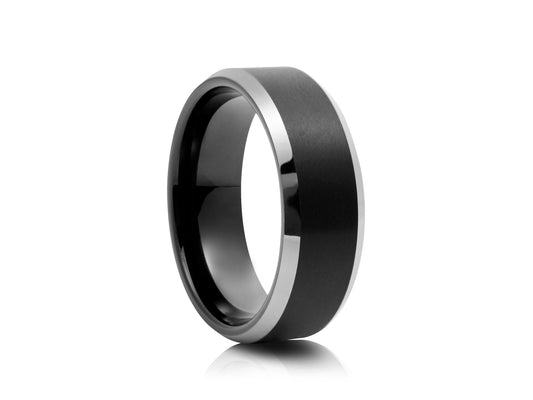 Black tungsten with grey edges