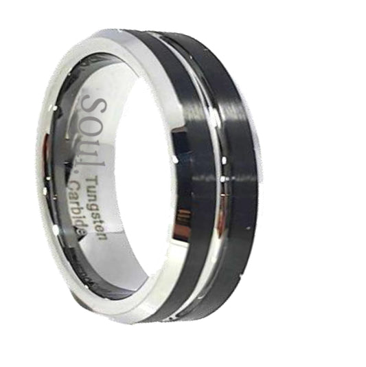 Black tungsten with grey detail