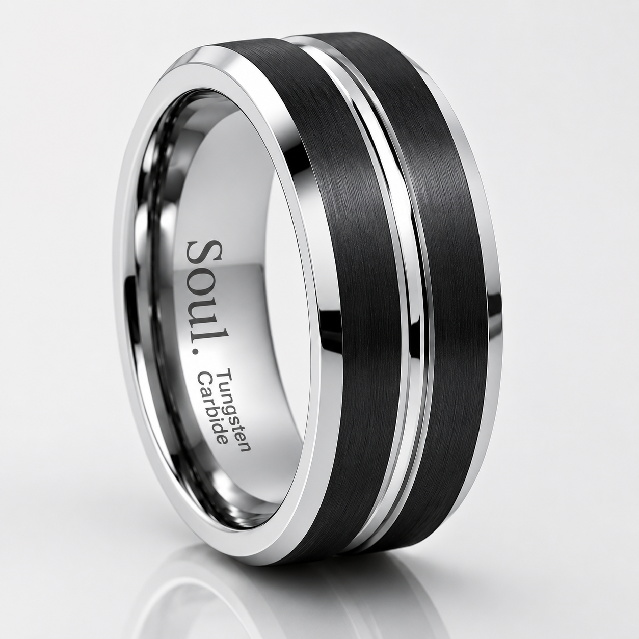 Black tungsten with grey detail
