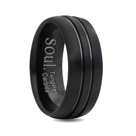 Black tungsten ring