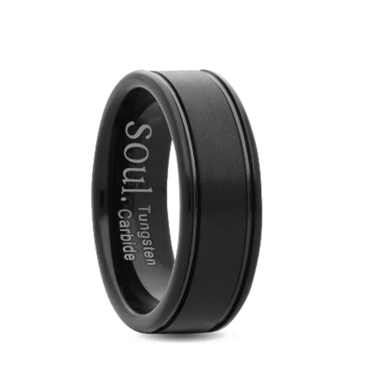 Black tungsten ring