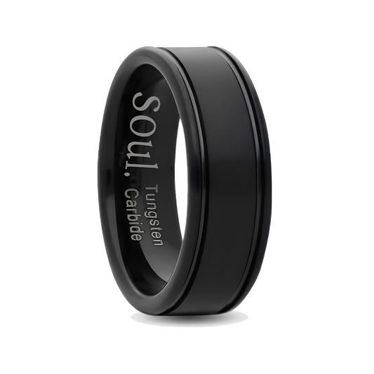 Black tungsten ring